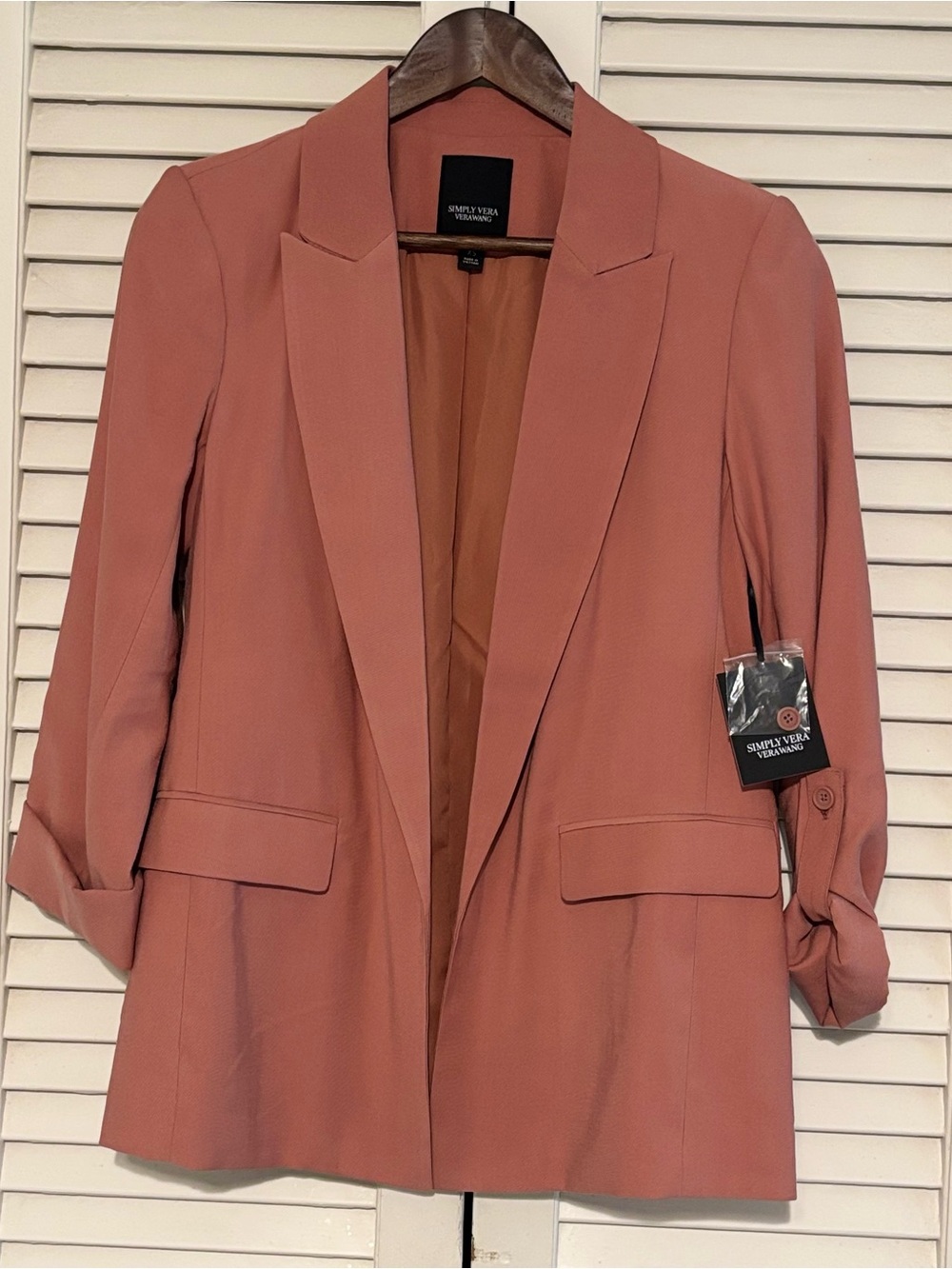 Simply Vera Vera Wang Rose Blazer Jacket